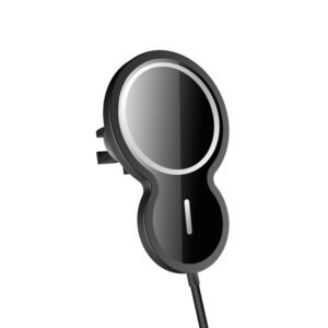 W34 Inverted Gourd-shaped Magnetic Car Wireless Charger Mobile Phone Holder