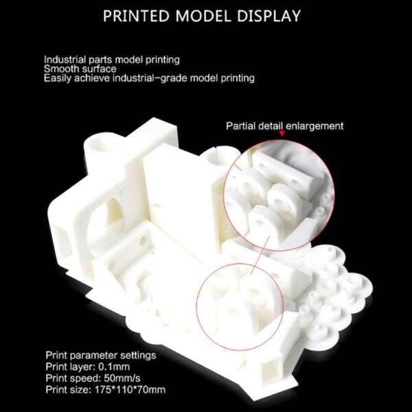 JGAURORA A1 Desktop High Precision Metal Plate Frame Three-Dimensional Physical 3D Printer - Image 11