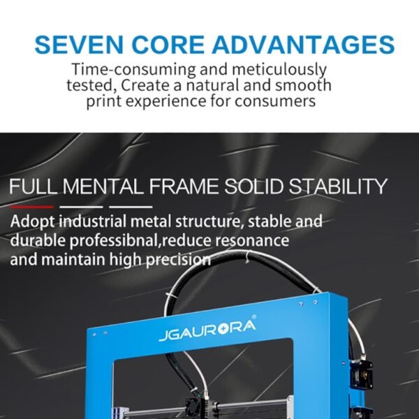 JGAURORA A1 Desktop High Precision Metal Plate Frame Three-Dimensional Physical 3D Printer - Image 6