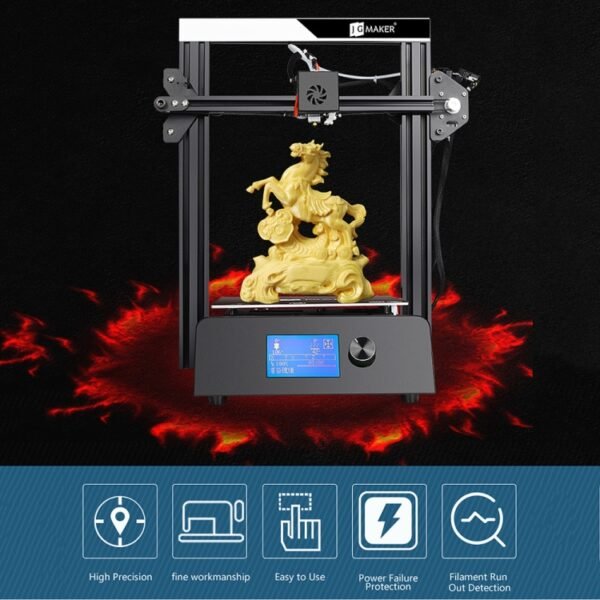 JGAURORA Magic 250W LCD Display Desktop 3D Printer with Knob Control - Image 5