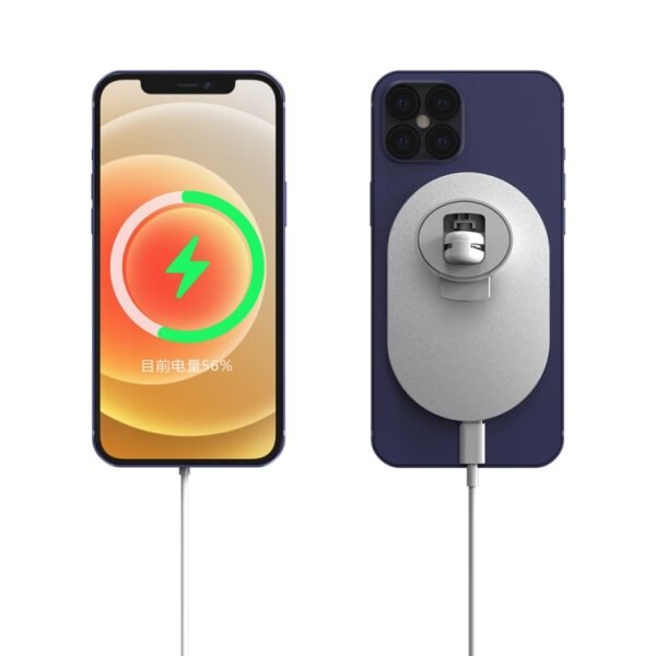 X19 Magsafe Car Air Outlet Vent Mount Clamp Holder 15W Fast Charging Qi Magnetic Wireless Charger, X19 - Image 4