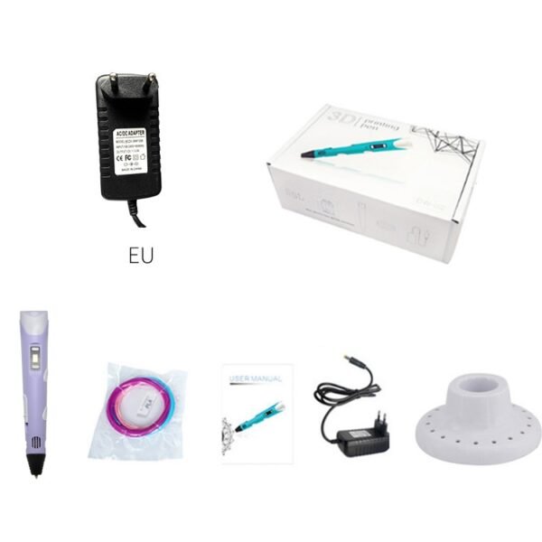 Hand-held 3D Printing Pen, EU Plug, EU Plug - Image 3