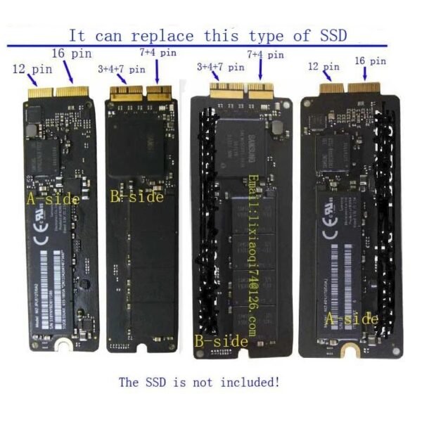 NVMe M.2 NGFF SSD Adapter Card for MacBook Air A1466 A1465 - Image 4