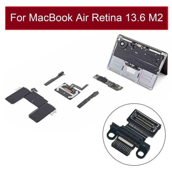 821-03668-03 Charging Port For MacBook Air Retina 13.6 M2 A2681 2022 - Image 5