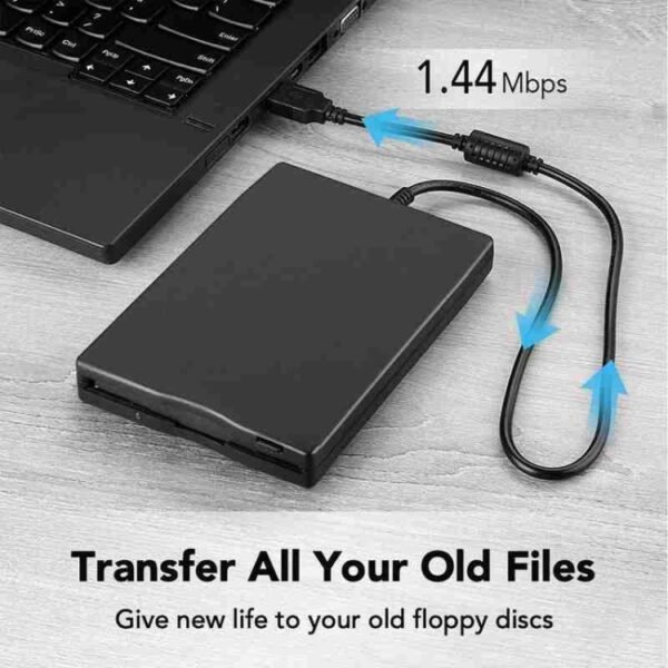 3.5 Inch Portable Floppy Disk Drive 1.44MB External FDD Device - Image 3