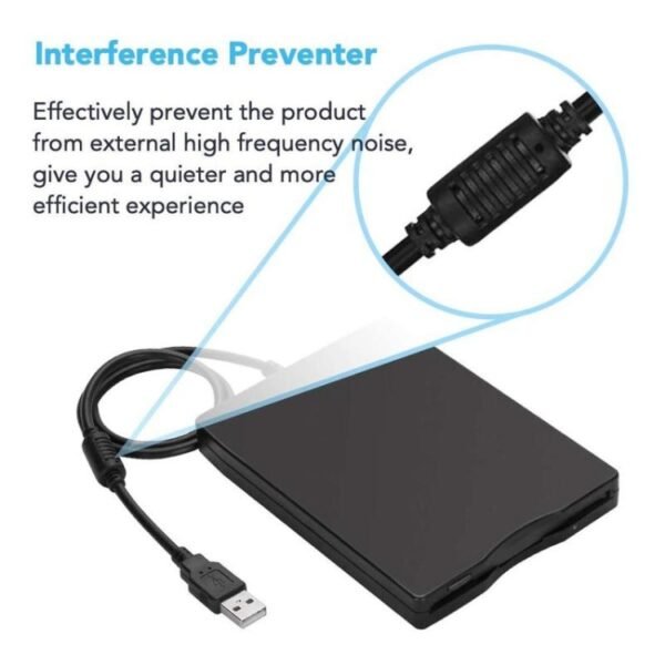 3.5 Inch Portable Floppy Disk Drive 1.44MB External FDD Device - Image 4