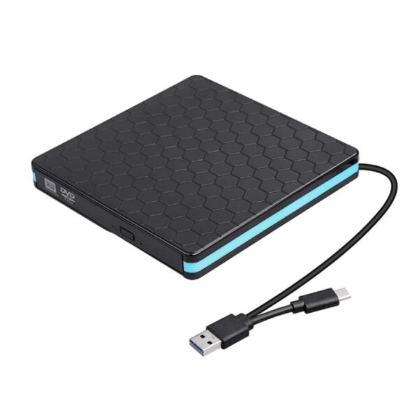 Universal Optical Drive Type-C USB 3.0 External DVD/CD/VCD Burner RW SVCD Drive Player - Image 2