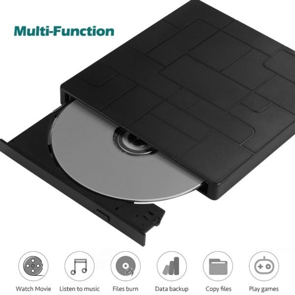 External RW DVD Recorder with Optical Drive - Image 3