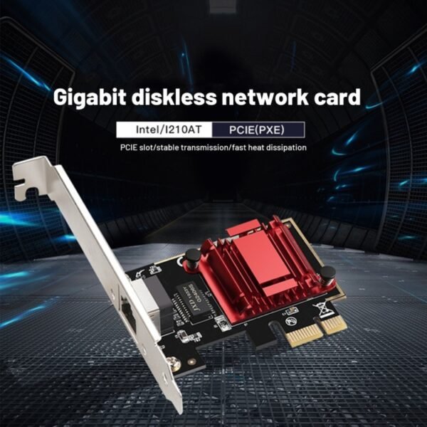 Gigabit Diskless PCIe Network Card High Speed Stable Connect Network Adapter - Image 5