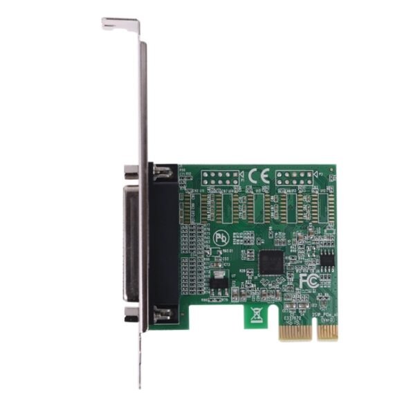 Parallel Port DB25 25pin PCIE Riser Card Printer LPT to PCI-E Express Cards AX99100 Converter Adapter - Image 2