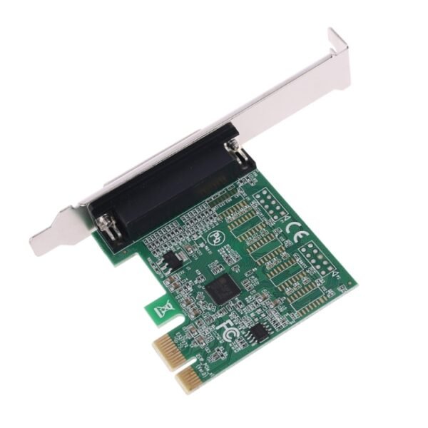 Parallel Port DB25 25pin PCIE Riser Card Printer LPT to PCI-E Express Cards AX99100 Converter Adapter - Image 3