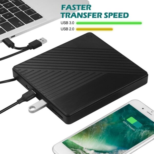 USB 3.0 & Type-C DVD Drive Player External Optical Drive - Image 5