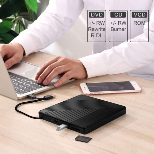 USB 3.0 & Type-C DVD Drive Player External Optical Drive - Image 6