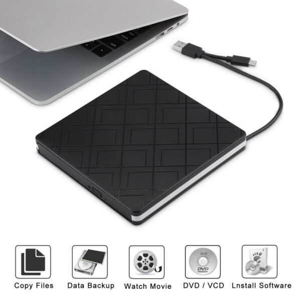 Type-C DVD Burner External Optical Drive - Image 4