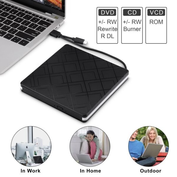 Type-C DVD Burner External Optical Drive - Image 5
