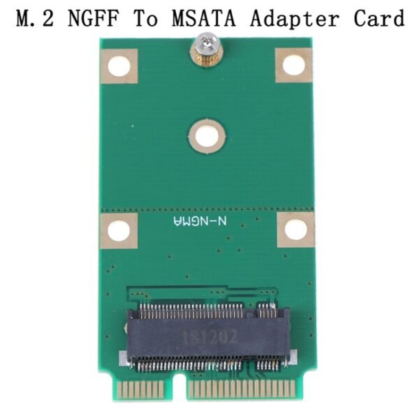 Mini PCI-E M.2 NGFF 30mm 42mm SSD to 52Pin mSATA Adapter Card - Image 4