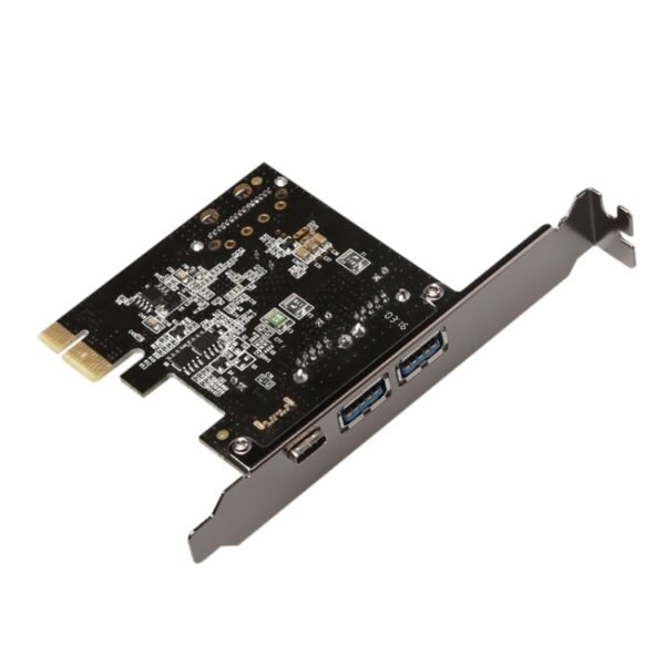 USB 3.1 Type-C PCIe to Type-C and Type A 3.0 Expansion Card USB PCI Express Riser Card - Image 2