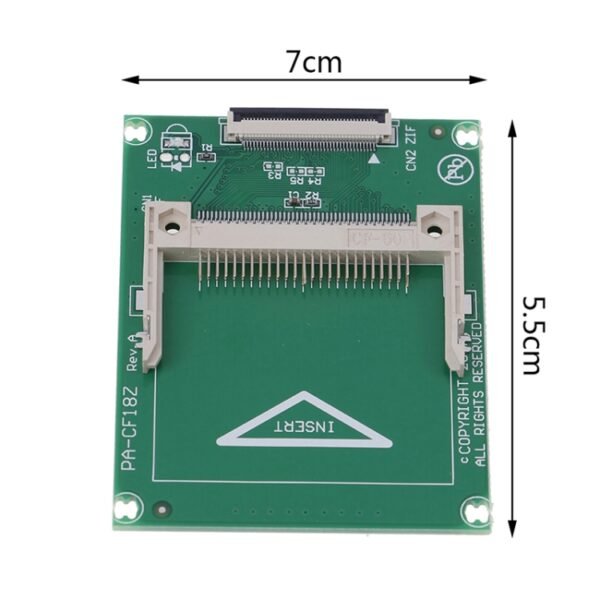 1.8 Inch 50 Pin Compact Flash CF Memory Card to ZIF/CE SSD HDD Adapter Card - Image 4