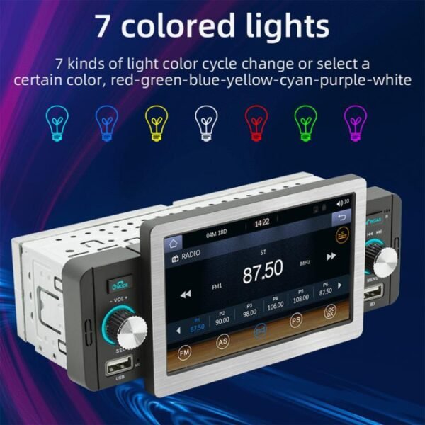 5 inch Bluetooth AUX Mobile Phone Interconnection USB Interface Car MP5 - Image 6