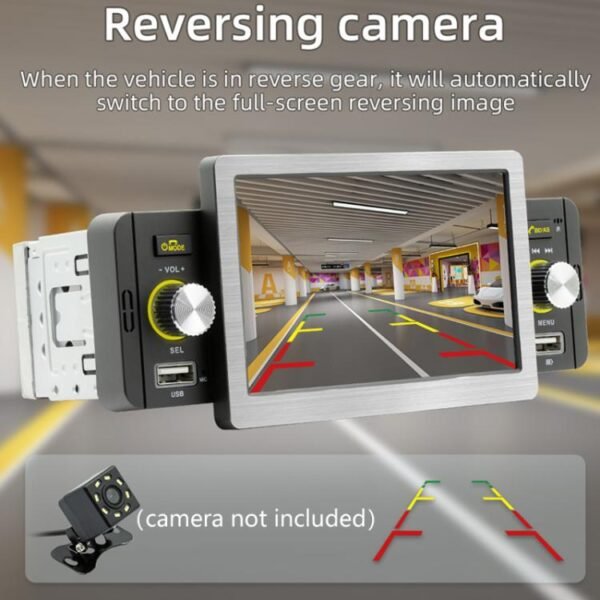 5 inch Bluetooth AUX Mobile Phone Interconnection USB Interface Car MP5 - Image 7
