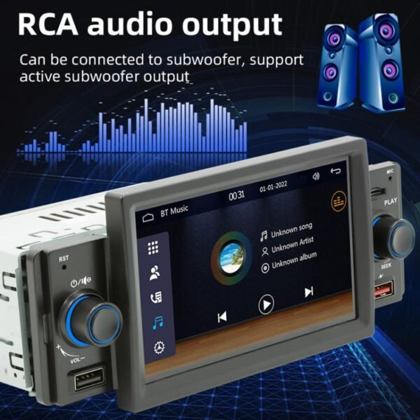 5 inch Bluetooth AUX Mobile Phone Interconnection USB Interface Car MP5 - Image 13