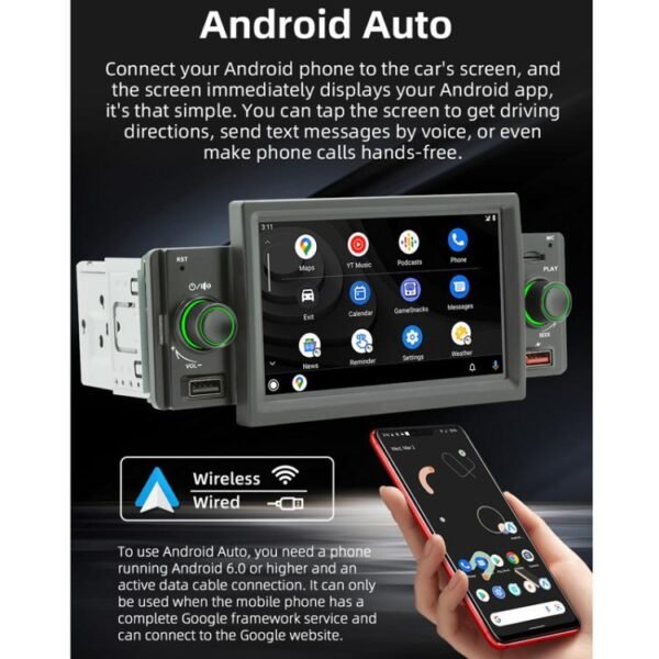 5 inch Bluetooth AUX Mobile Phone Interconnection USB Interface Car MP5 - Image 6