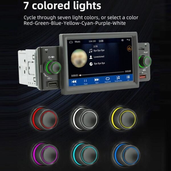 5 inch Bluetooth AUX Mobile Phone Interconnection USB Interface Car MP5 - Image 8