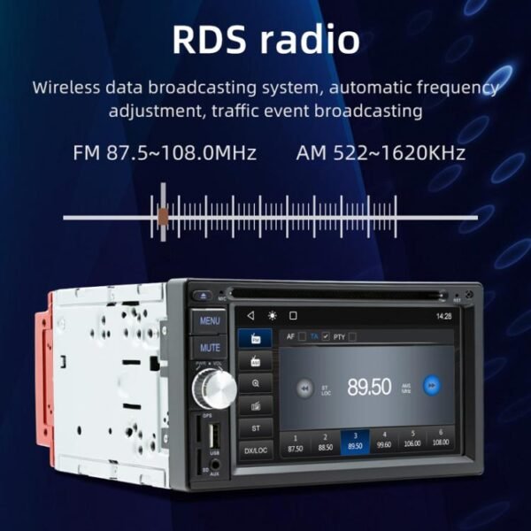 6.2 inch Bluetooth AUX Mobile Phone Interconnection USB Interface Car DVD - Image 10