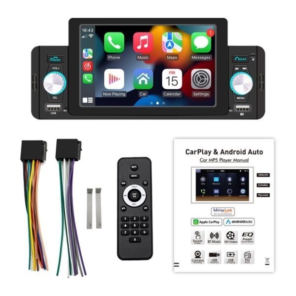 M160W 5 inch Car Wireless MP5 Player Support Phone Mirror Link / Steering Wheel Control - Image 14