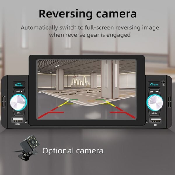 M160W 5 inch Car Wireless MP5 Player Support Phone Mirror Link / Steering Wheel Control - Image 7