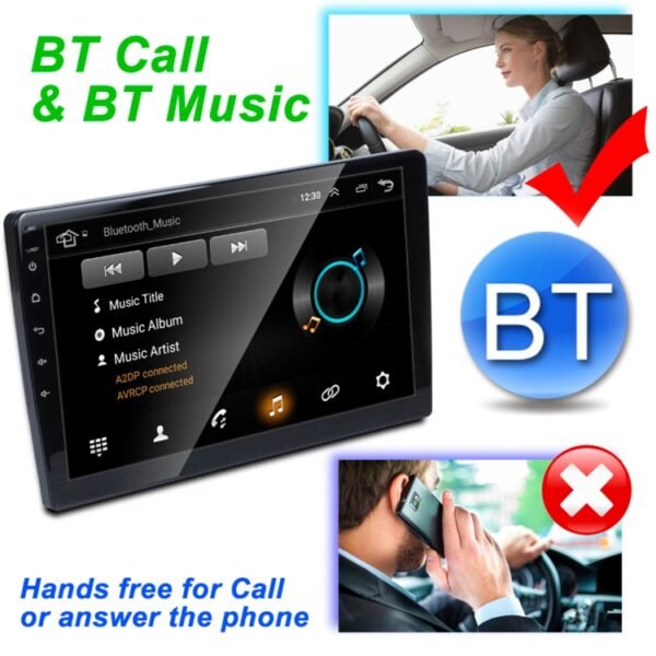 HD 9 inch Universal Car Android 8.1 Radio Receiver MP5 Player, Support FM & Bluetooth & TF Card & GPS - Image 11