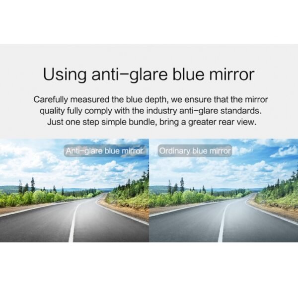 V100 7 inch LCD Touch Screen Rear View Mirror Car Recorder with Separate Camera, 170 Degree Wide Angle Viewing, Support Night Vision / Loop Video / Motion Detection / G-Sensor / TF Card - Image 7