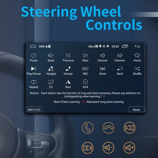 9093 HD 9 inch Car Android 8.1 Radio Receiver MP5 Player for Volkswagen, Support FM & Bluetooth & TF Card & GPS & WiFi with Decoding - Image 13
