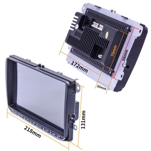 9093 HD 9 inch Car Android 8.1 Radio Receiver MP5 Player for Volkswagen, Support FM & Bluetooth & TF Card & GPS & WiFi with Decoding - Image 3