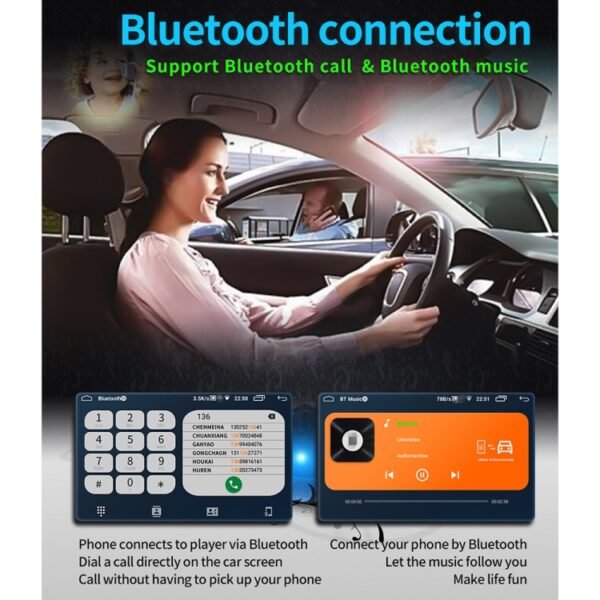 9093 HD 9 inch Car Android 8.1 Radio Receiver MP5 Player for Volkswagen, Support FM & Bluetooth & TF Card & GPS & WiFi with Decoding - Image 9