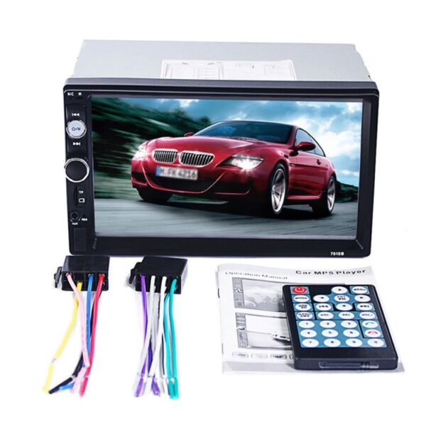 7010B HD 2 Din 7 inch Car Bluetooth Radio Receiver MP5 Player, Support FM & USB & TF Card - Image 12