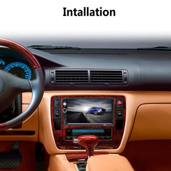 7010B HD 2 Din 7 inch Car Bluetooth Radio Receiver MP5 Player, Support FM & USB & TF Card - Image 13