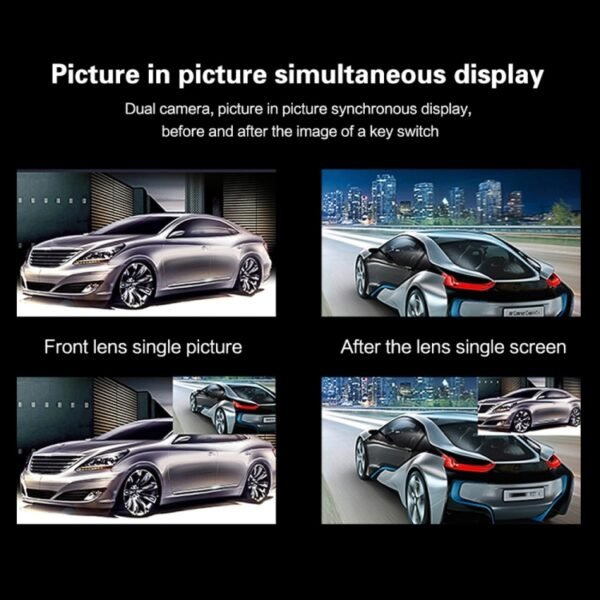 G705 5 inch LCD Touch Screen Rear View Mirror Car Recorder with Separate Camera, 170 Degree Wide Angle Viewing, Support Loop Video / Motion Detection / G-Sensor / TF Card - Image 11