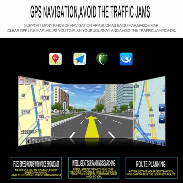 SU 9701 1GB+32GB 7 inch HD Foldable Universal Car Android Radio Receiver MP5 Player, Support FM & Bluetooth & TF Card & GPS & Phone Link & WiFi - Image 11