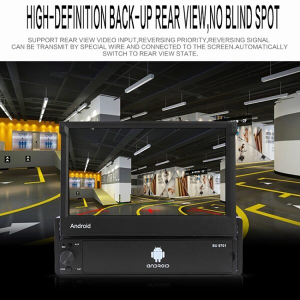 SU 9701 1GB+32GB 7 inch HD Foldable Universal Car Android Radio Receiver MP5 Player, Support FM & Bluetooth & TF Card & GPS & Phone Link & WiFi - Image 12