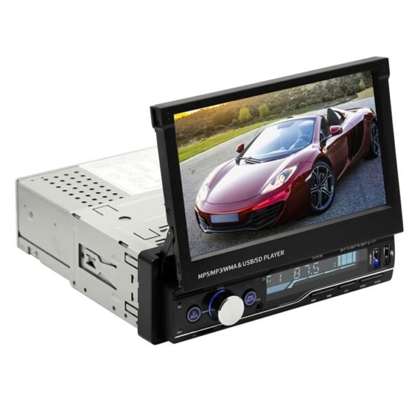 T100 7 inch HD Universal Car Radio Receiver MP5 Player, Support FM & AM & RDS & Bluetooth & Phone Link with Remote Control - Image 2