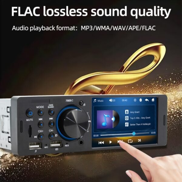 SWM-7805C 4.1 inch Touch Screen Universal Car Radio Receiver MP5 Player, Support FM & Bluetooth & TF Card with Remote Control - Image 11