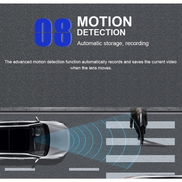 J20-1 2.5D 4 inch 170 Degrees Wide Angle Full HD 1080P Video Car DVR, Support TF Card / Motion Detection / Loop Recording - Image 13