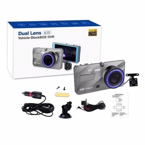 X96 4 inch 2.5D Full HD 1080P Multi-functional Smart Car Dual Lens Video Record Camera Support TF Card / Motion Detection - Image 14