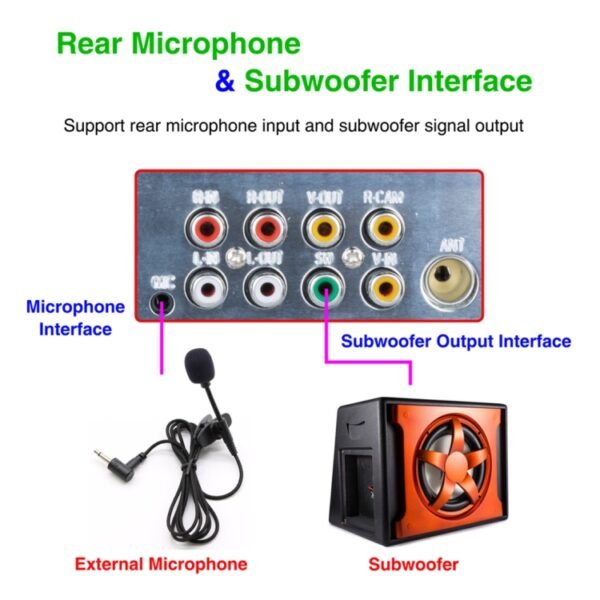 P5130 HD 1 Din 4.1 inch Car Radio Receiver MP5 Player, Support FM & AM & Bluetooth & TF Card, with Steering Wheel Remote Control - Image 14