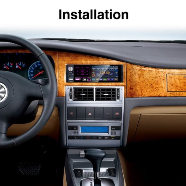 P5130 HD 1 Din 4.1 inch Car Radio Receiver MP5 Player, Support FM & AM & Bluetooth & TF Card, with Steering Wheel Remote Control - Image 17