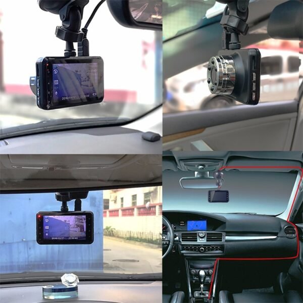 T638 Car DVR USB Hidden Driving Recorder HD Night Vision Reversing Video Monitor - Image 8