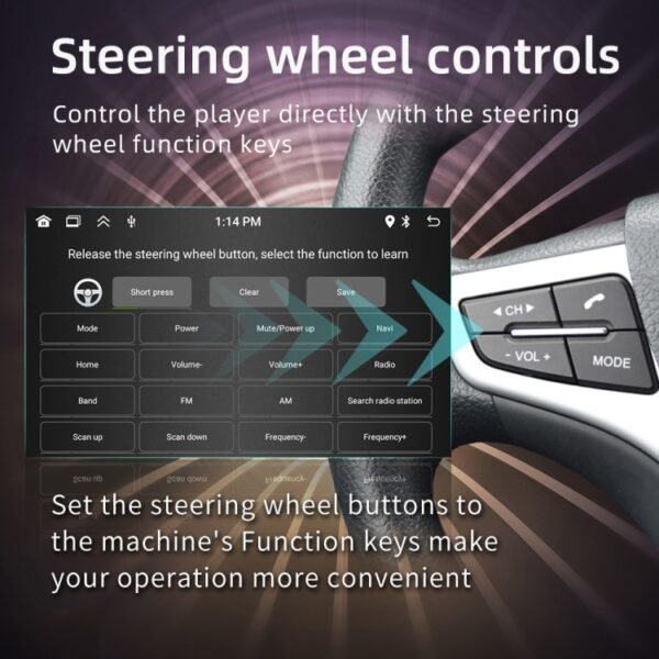 SWM 9702 Car HD 7 inch Android Radio Receiver MP5 Player, Support FM & Bluetooth & GPS & WiFi - Image 14