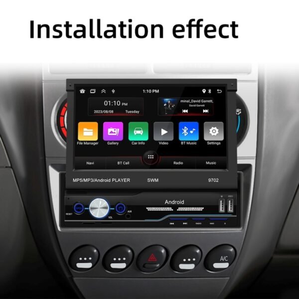 SWM 9702 Car HD 7 inch Android Radio Receiver MP5 Player, Support FM & Bluetooth & GPS & WiFi - Image 21