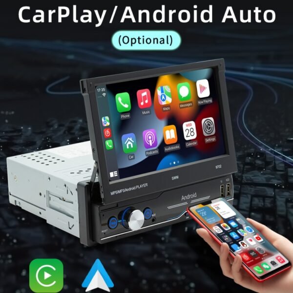 SWM 9702 Car HD 7 inch Android Radio Receiver MP5 Player, Support FM & Bluetooth & GPS & WiFi - Image 10